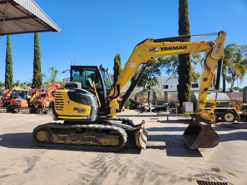 2022 YANMAR SV100-2 10T EXCAVATOR (EX125) WITH 3 X BUCKETS AND 1791 HOURS