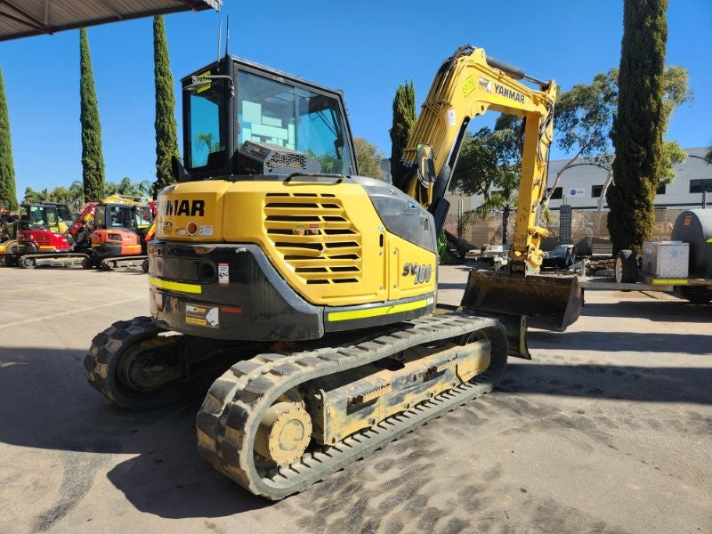 2022 YANMAR SV100-2 10T EXCAVATOR (EX125) WITH 3 X BUCKETS AND 1791 HOURS