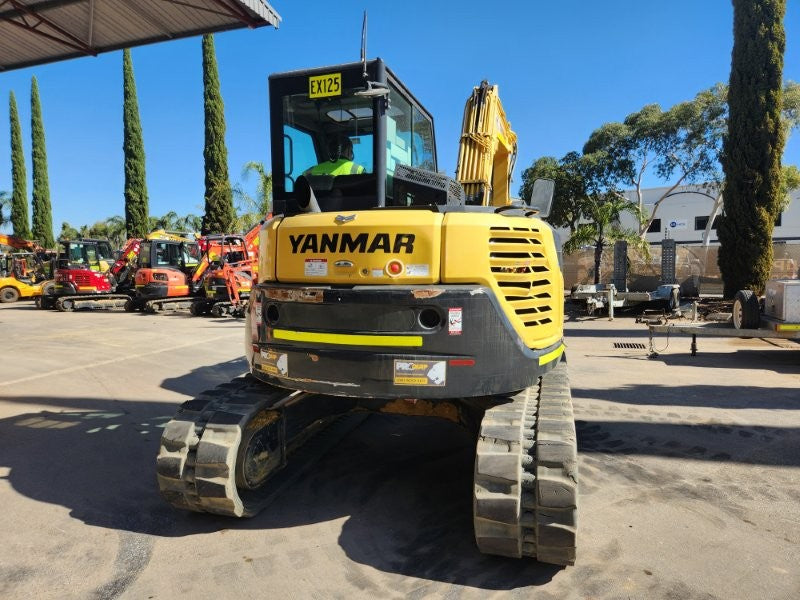2022 YANMAR SV100-2 10T EXCAVATOR (EX125) WITH 3 X BUCKETS AND 1791 HOURS