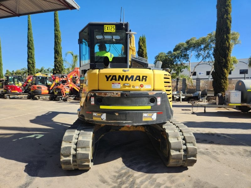 2022 YANMAR SV100-2 10T EXCAVATOR (EX125) WITH 3 X BUCKETS AND 1791 HOURS