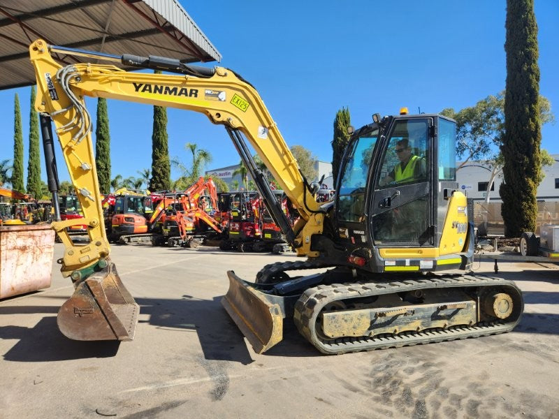 2022 YANMAR SV100-2 10T EXCAVATOR (EX125) WITH 3 X BUCKETS AND 1791 HOURS