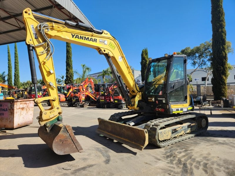 2022 YANMAR SV100-2 10T EXCAVATOR (EX125) WITH 3 X BUCKETS AND 1791 HOURS