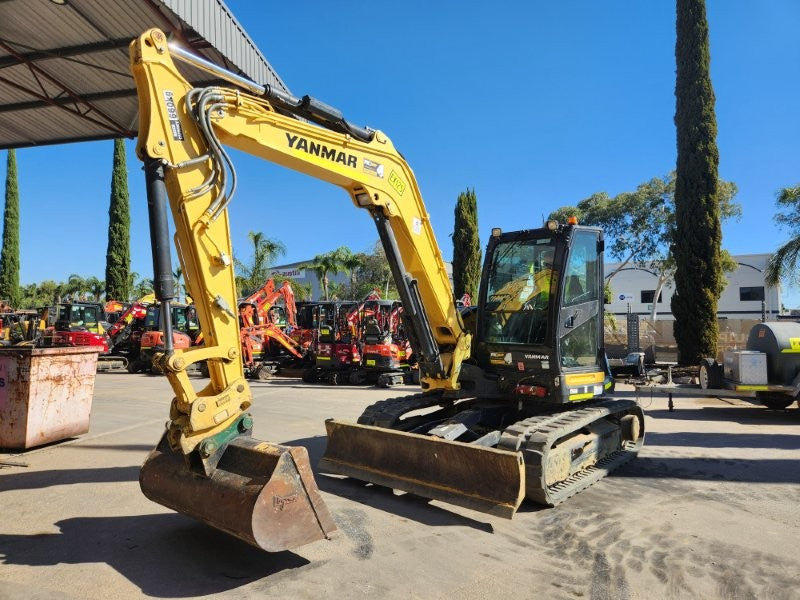 2022 YANMAR SV100-2 10T EXCAVATOR (EX125) WITH 3 X BUCKETS AND 1791 HOURS