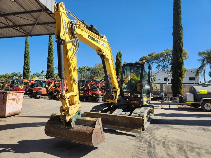 2022 YANMAR SV100-2 10T EXCAVATOR (EX125) WITH 3 X BUCKETS AND 1791 HOURS