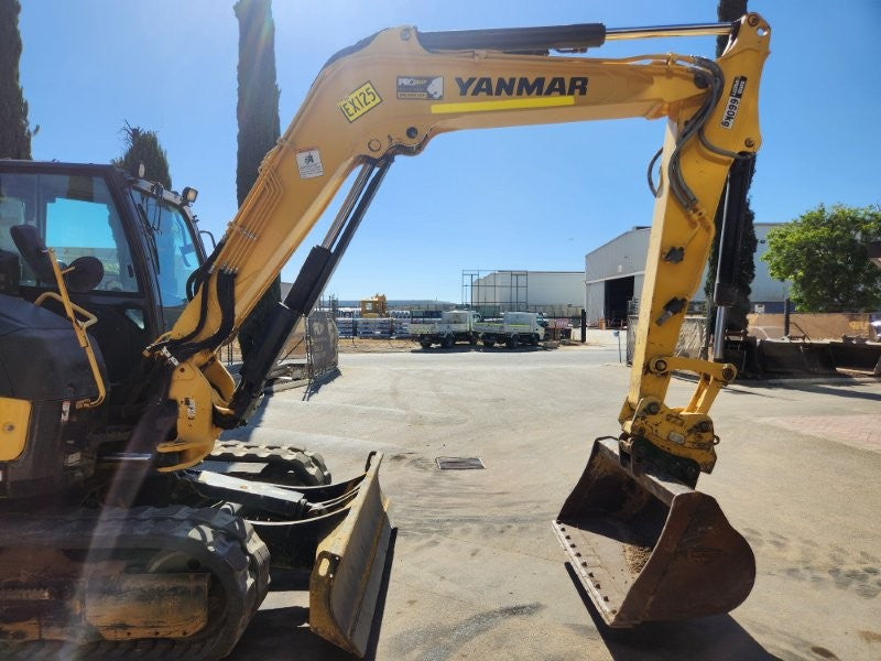 2022 YANMAR SV100-2 10T EXCAVATOR (EX125) WITH 3 X BUCKETS AND 1791 HOURS