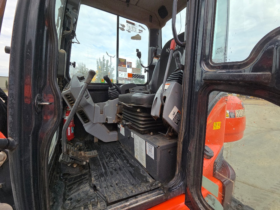 2019 KUBOTA U35-4 3.6T EXCAVATOR (M1081) WITH CAB, HITCH, BUCKETS AND 2040 HRS
