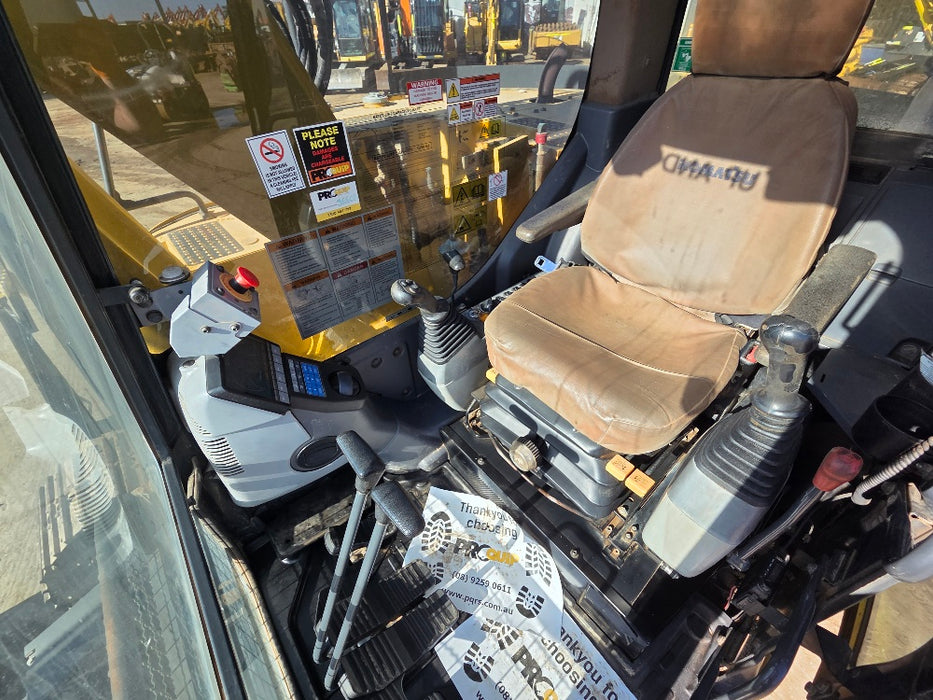 2018 KOMATSU PC138US-8 14T EXCAVATOR (EX64) WITH FULL CIVILI SPEC AND 3376 HRS
