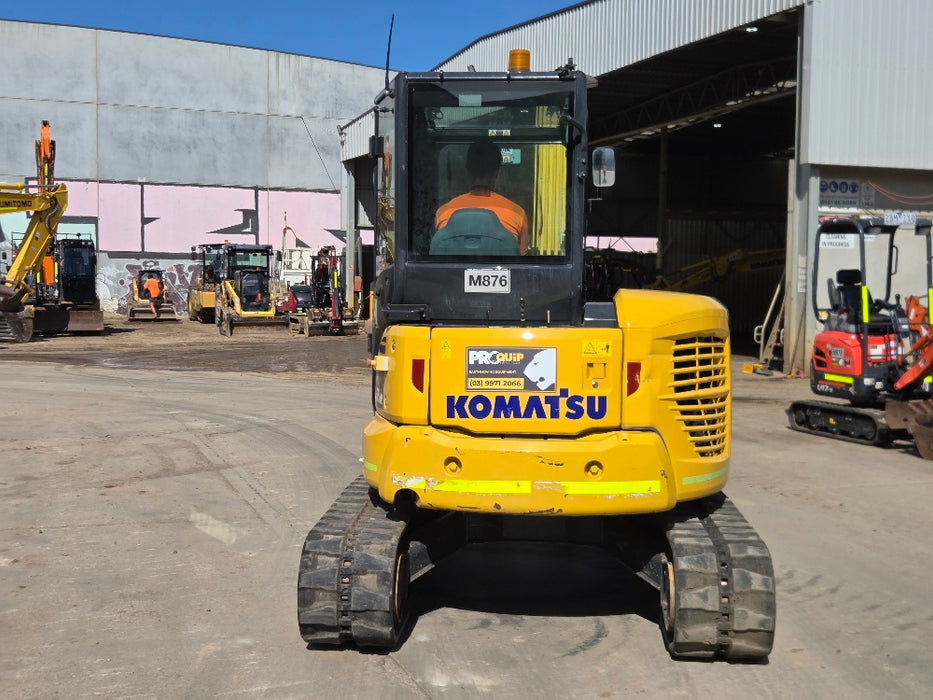 2022 KOMATSU PC55MR-5 5.5T EXCAVATOR (M876) WITH TILT HITCH, 1425 HOURS