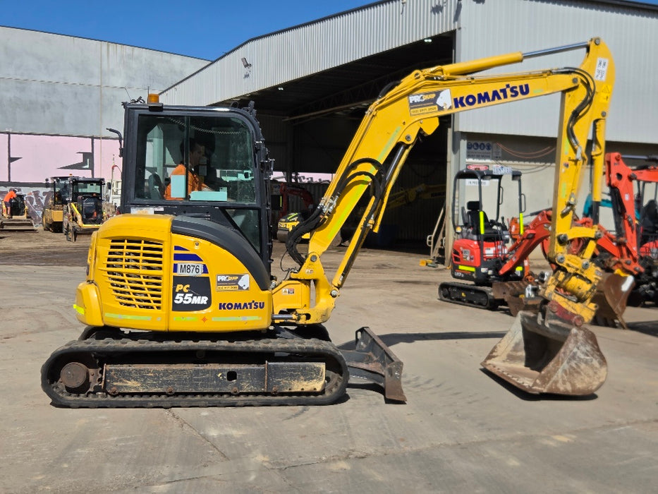 2022 KOMATSU PC55MR-5 5.5T EXCAVATOR (M876) WITH TILT HITCH, 1425 HOURS