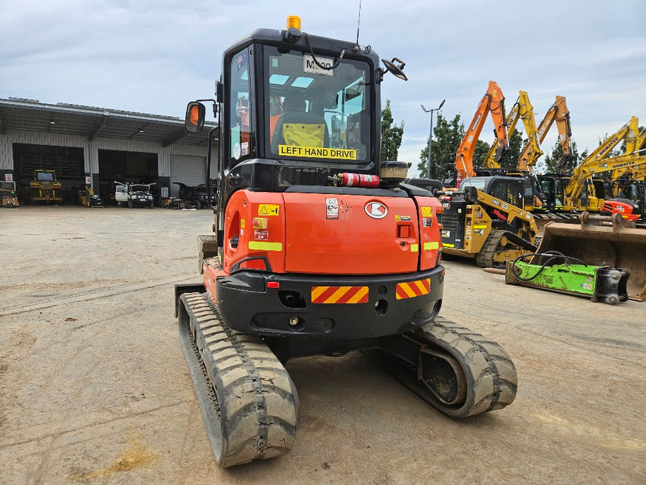 2022 KUBOTA U48-4 5T EXCAVATOR (M820) W/ A/C CAB, HITCH, BUCKETS AND 1905HRS