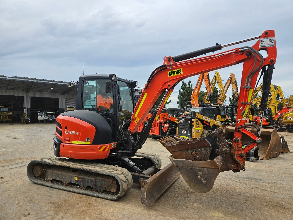 2022 Kubota U48-4 5T Excavator (M820) W/ A/C Cab, Hitch, Buckets And 1905HRS