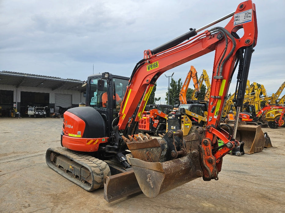 2022 KUBOTA U48-4 5T EXCAVATOR (M820) W/ A/C CAB, HITCH, BUCKETS AND 1905HRS