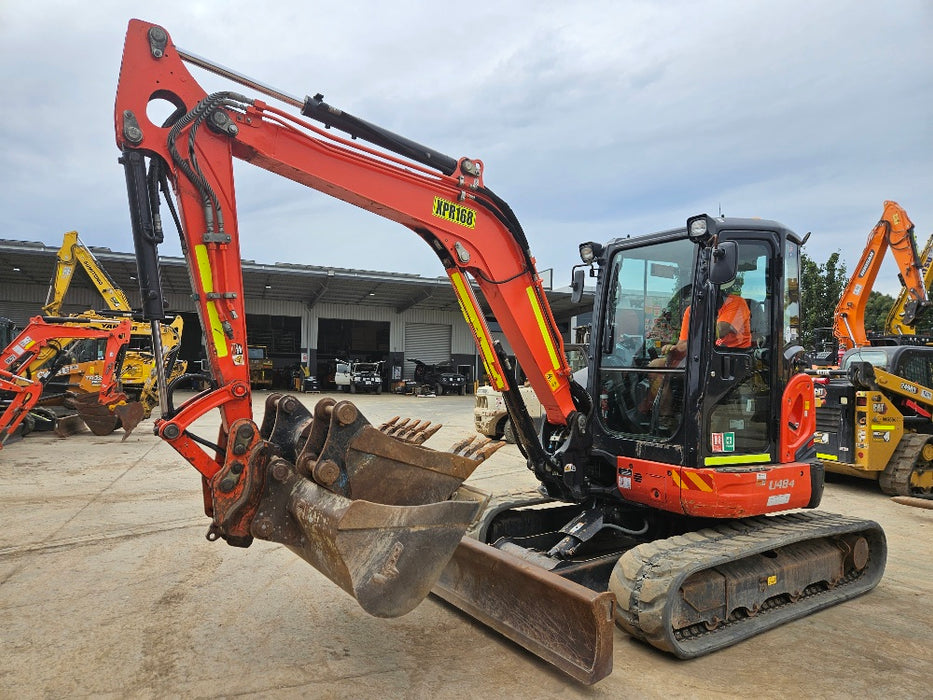 2022 KUBOTA U48-4 5T EXCAVATOR (M820) W/ A/C CAB, HITCH, BUCKETS AND 1905HRS