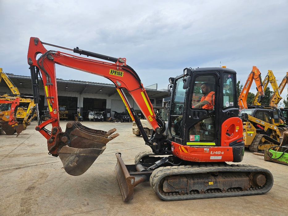 2022 KUBOTA U48-4 5T EXCAVATOR (M820) W/ A/C CAB, HITCH, BUCKETS AND 1905HRS