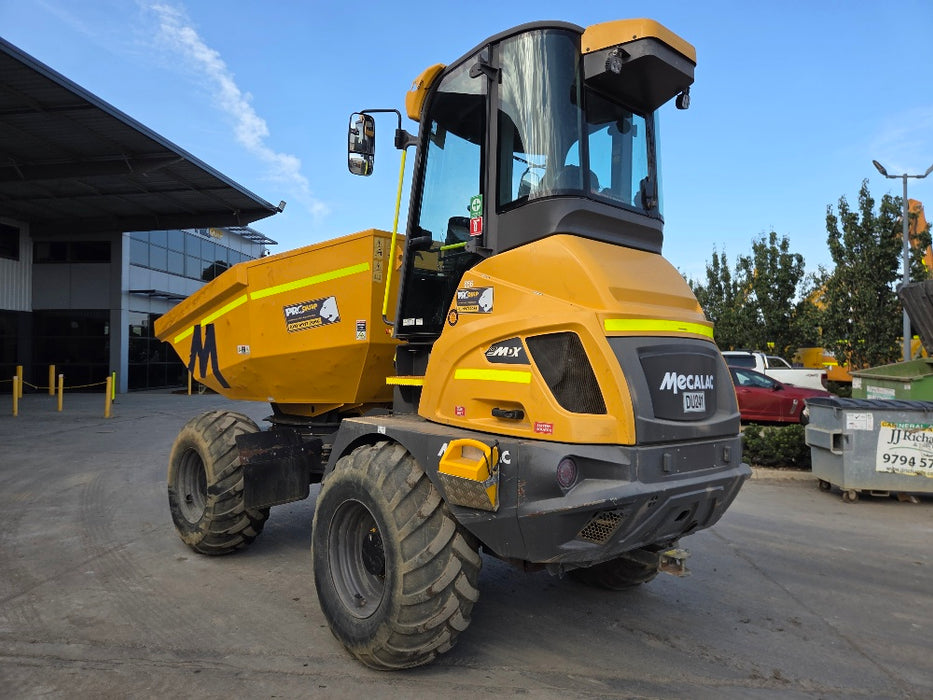 2021 MECALAC 9MDX 9T SITE DUMPER (DU241) WITH A/C CAB AND 1200 HOURS