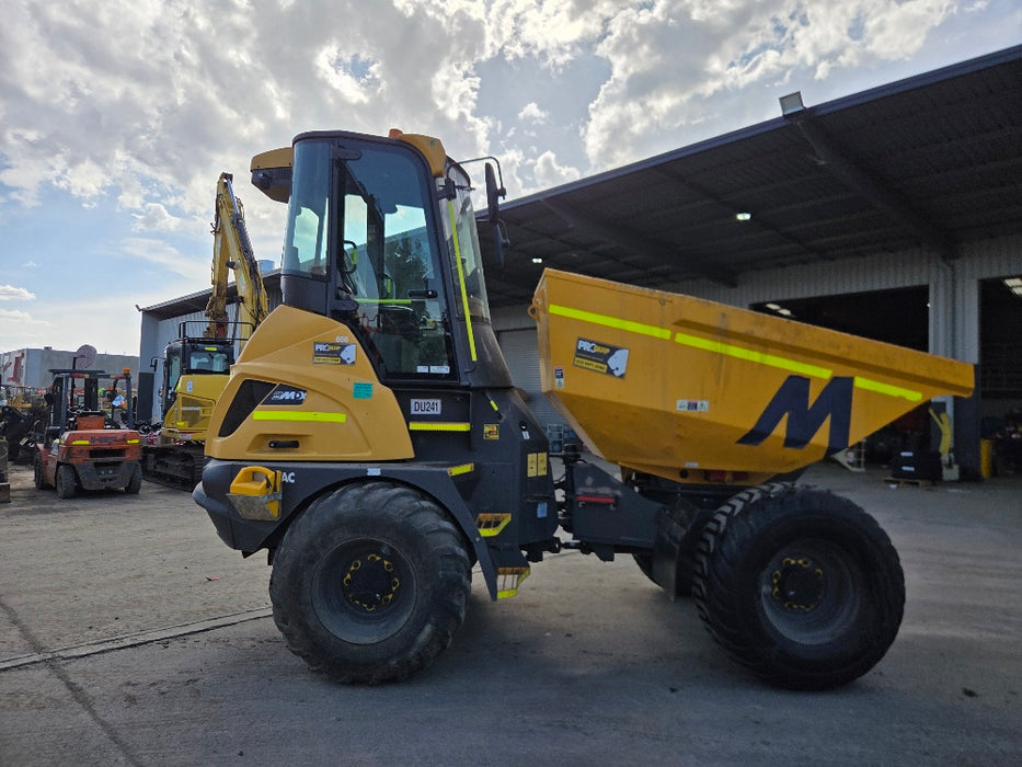 2021 MECALAC 9MDX 9T SITE DUMPER (DU241) WITH A/C CAB AND 1200 HOURS
