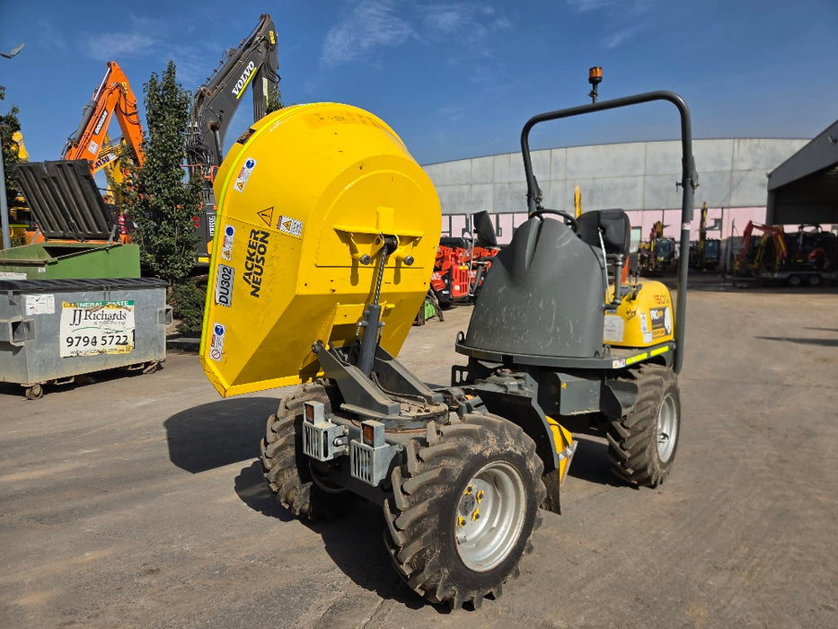 2022 WACKER NEUSON 1501 1.5T SWIVEL DUMPER (DU302) WITH 241 HOURS