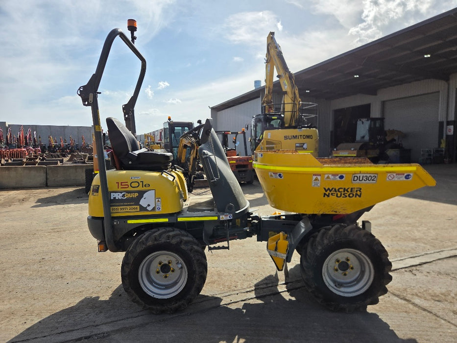 2022 WACKER NEUSON 1501 1.5T SWIVEL DUMPER (DU302) WITH 241 HOURS