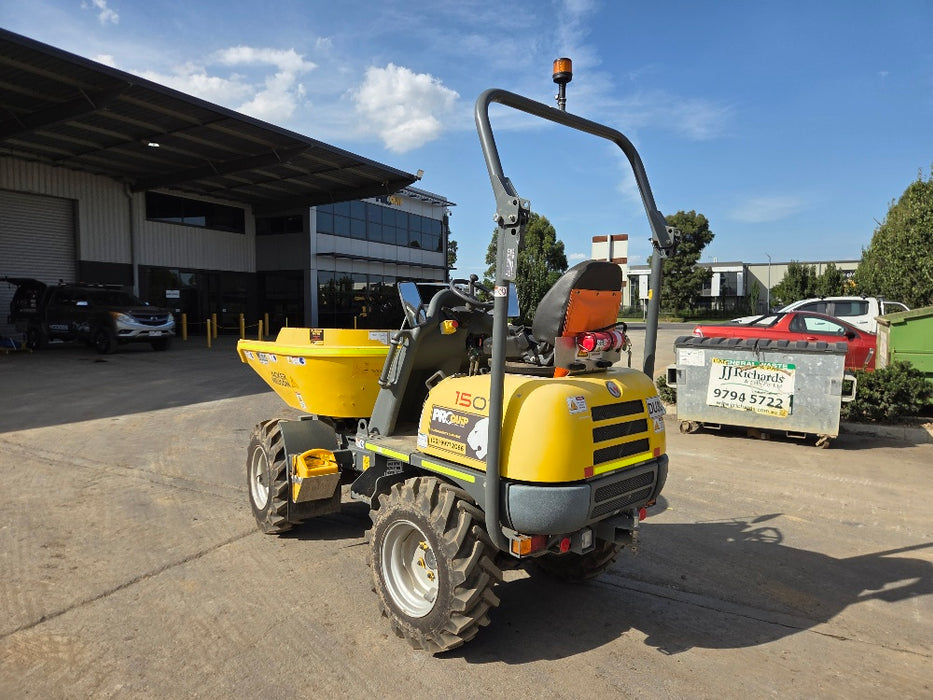 2022 WACKER NEUSON 1501 1.5T SWIVEL DUMPER (DU302) WITH 241 HOURS