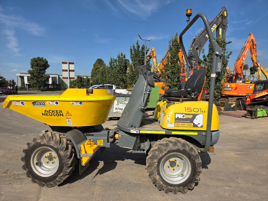 2022 WACKER NEUSON 1501 1.5T SWIVEL DUMPER (DU302) WITH 241 HOURS