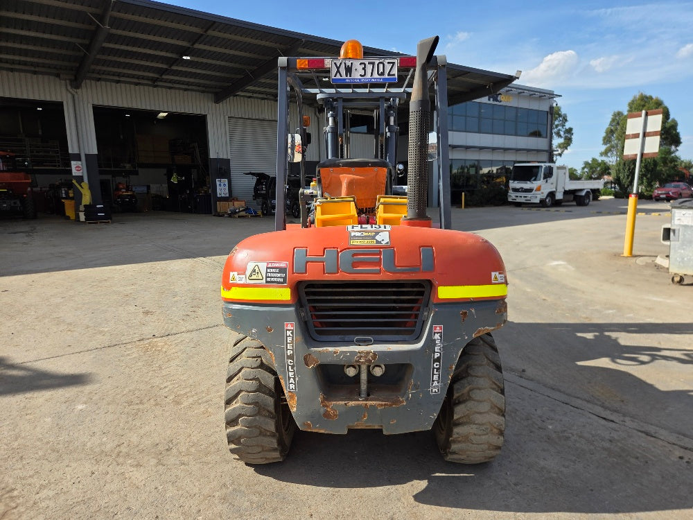 Proquip 2022 Heli 3T All Terrain Diesel Forklift (FL131) With Rotator, 1300 Hours