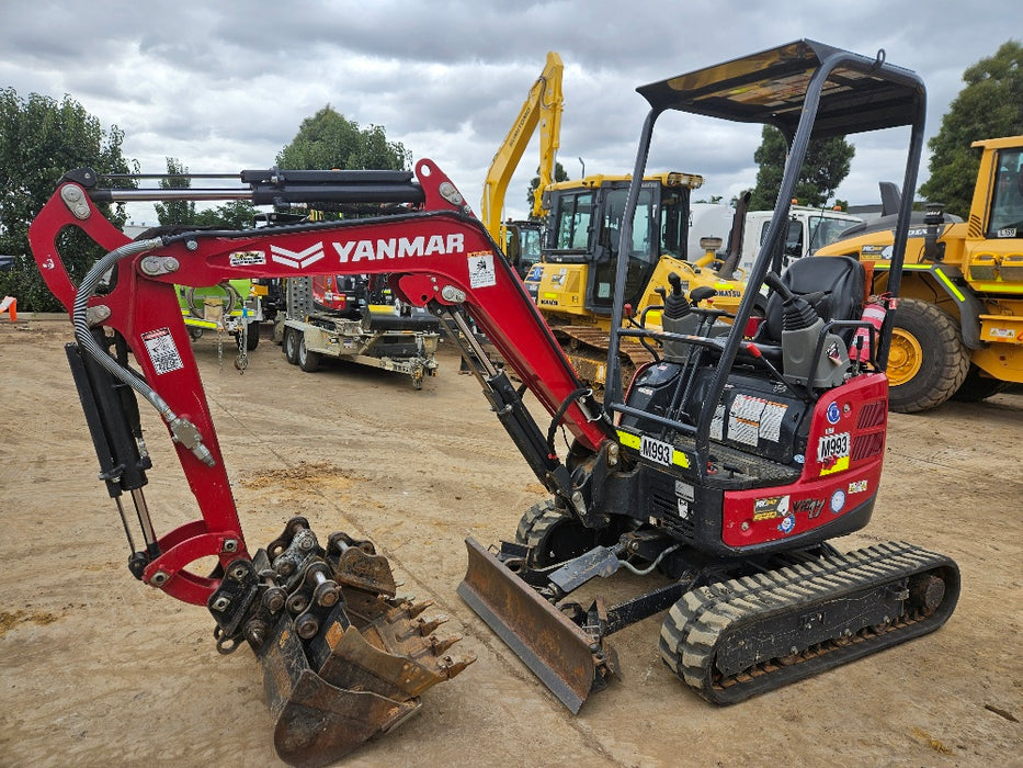 2023 YANMAR VIO17 1.7T EXCAVATOR (M993) WITH LOW 850 HOURS