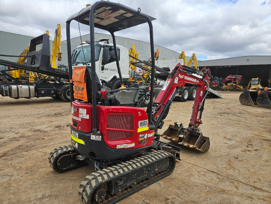2023 YANMAR VIO17 1.7T EXCAVATOR (M993) WITH LOW 850 HOURS