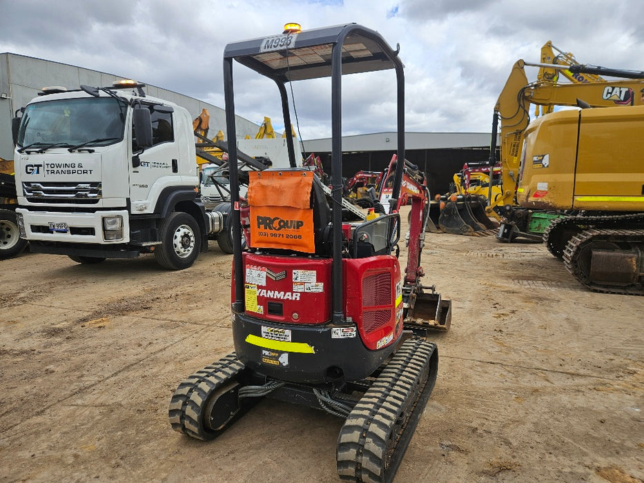 2023 YANMAR VIO17 1.7T EXCAVATOR (M993) WITH LOW 850 HOURS
