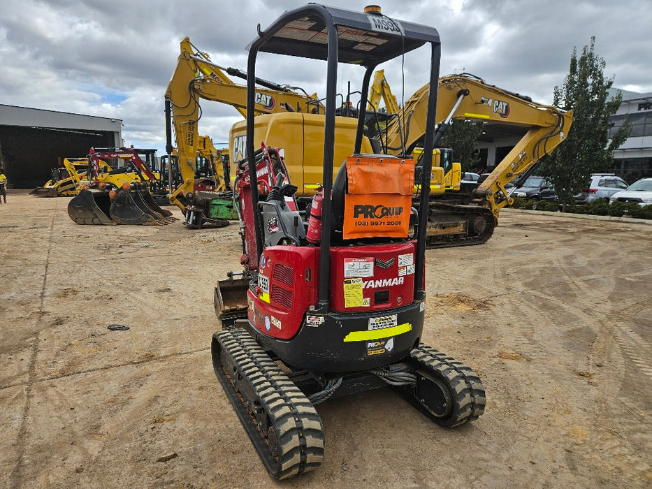 2023 YANMAR VIO17 1.7T EXCAVATOR (M993) WITH LOW 850 HOURS