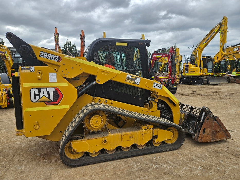 2020 CAT 299D3 TRACK LOADER (T678) WITH 4 IN 1 BUCKET AND 3320 HOURS