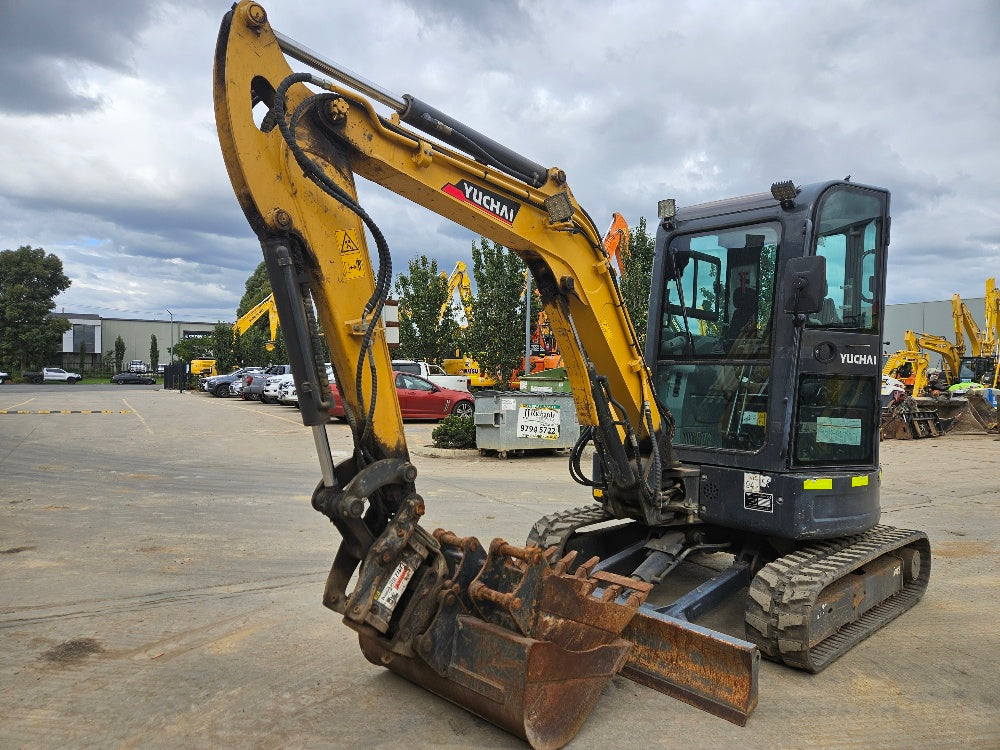 Proquip 2022 Yuchai YC35SR 3.8T Excavator With Tilt Hitch, Buckets, A/C Cab, 785 Hours