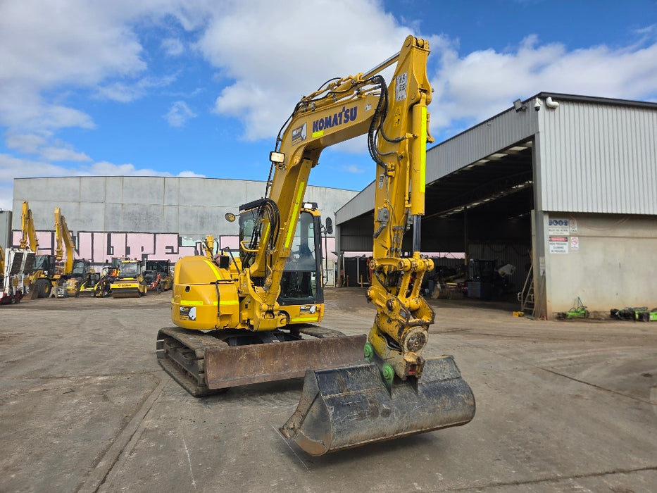 2022 KOMATSU PC88MR-10 9T EXCAVATOR (M900) WITH TILT HITCH AND 2300 HOURS