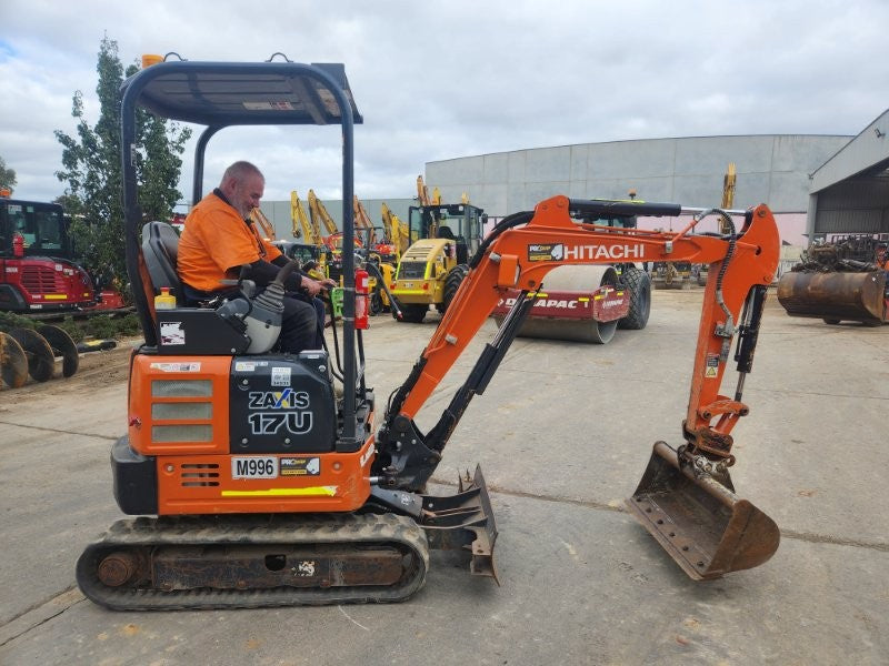 2023 HITACHI ZX17U-5 1.8T EXCAVATOR (M996) WITH 750 HOURS