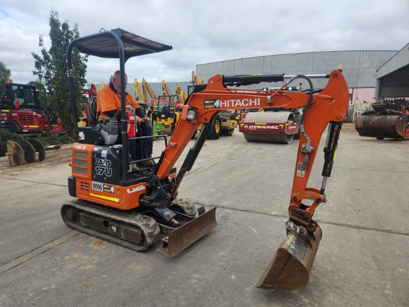 2023 HITACHI ZX17U-5 1.8T EXCAVATOR (M996) WITH 750 HOURS