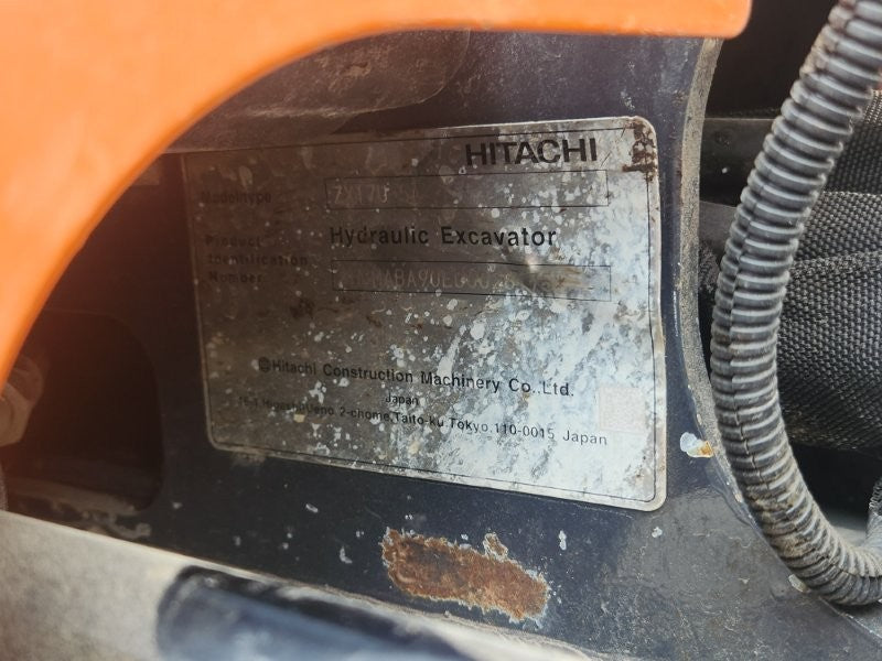 2023 HITACHI ZX17U-5 1.8T EXCAVATOR (M996) WITH 750 HOURS