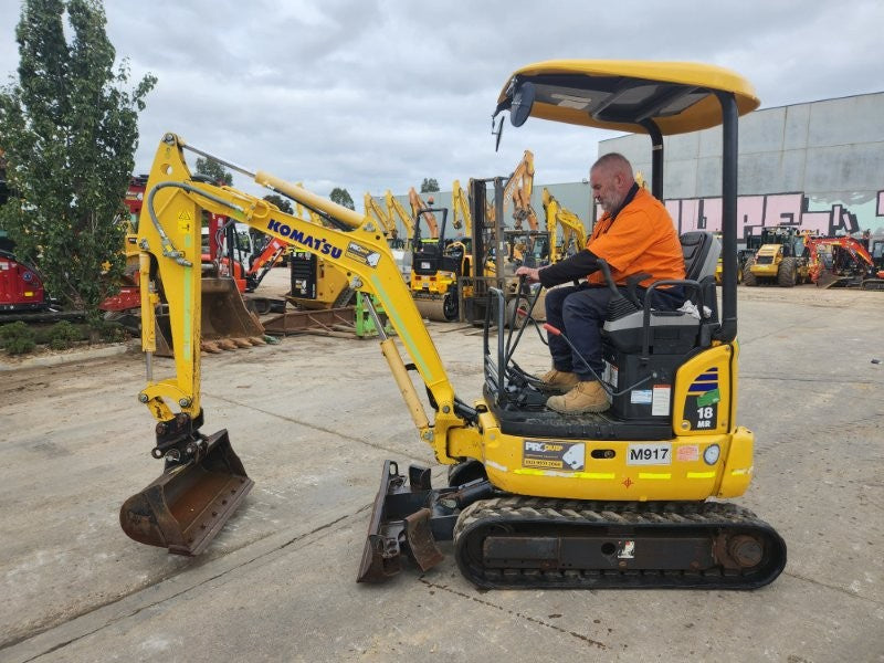 2022 Komatsu PC18MR-3 1.9T Mini Excavator (M917) With 820 Hrs
