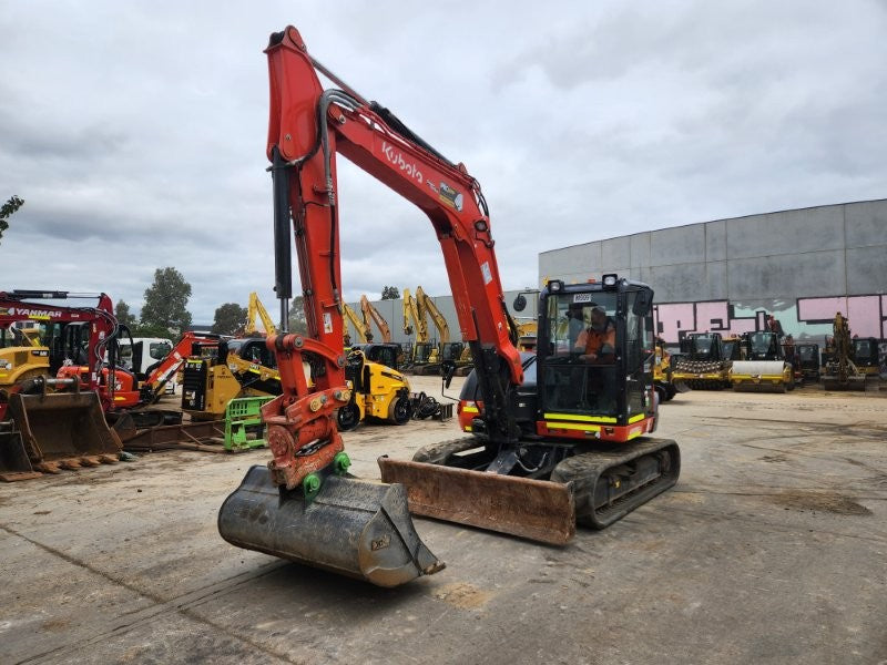 2023 Kubota KX080 8.4T Excavator (M999) With Tilting Hitch, 1300 Hours