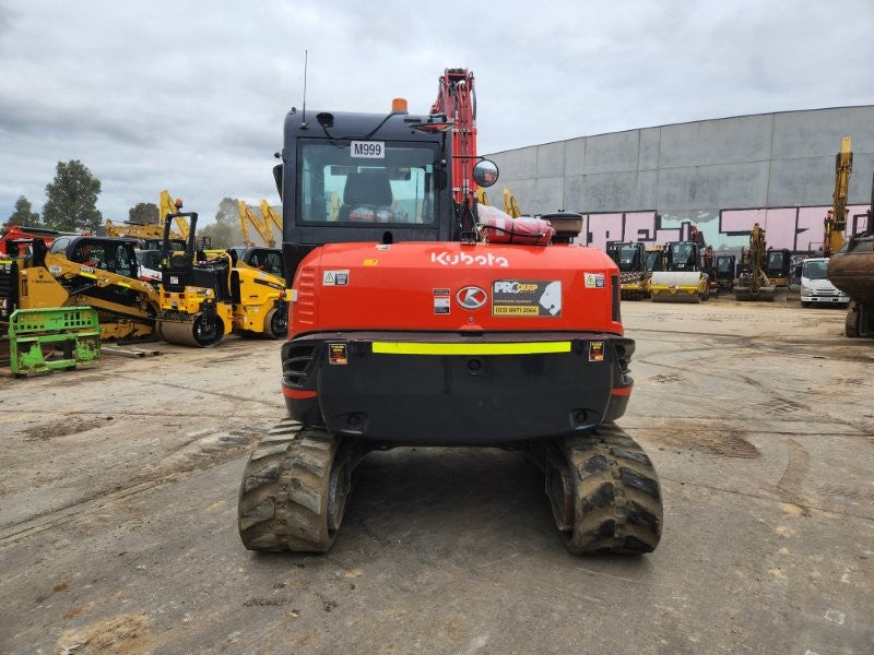 2023 KUBOTA KX080 8.4T EXCAVATOR (M999) WITH TILTING HITCH, 1200 HOURS