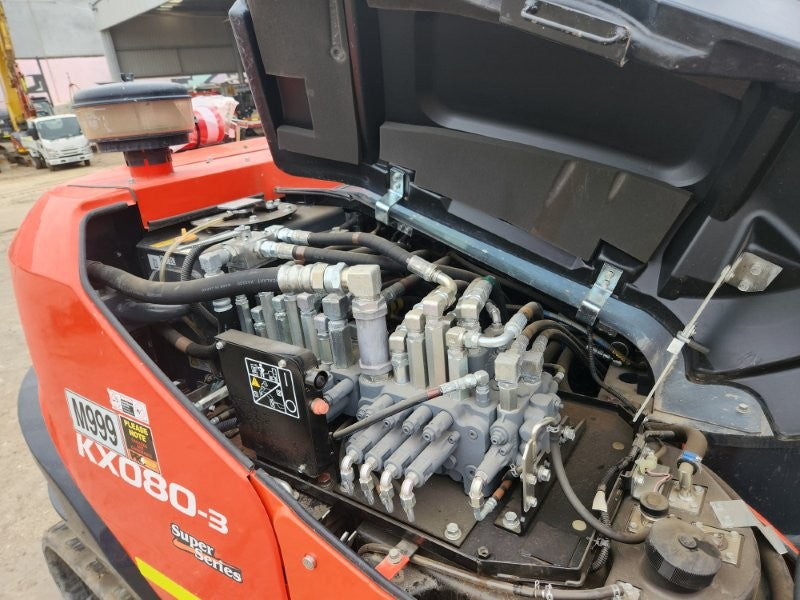 2023 KUBOTA KX080 8.4T EXCAVATOR (M999) WITH TILTING HITCH, 1200 HOURS