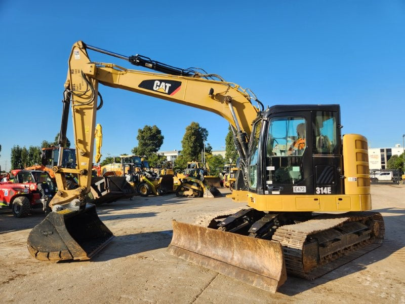2017 CAT 314ECR 15T EXCAVATOR (E472) WITH HITCH, BUCKETS AND 3955 HOURS