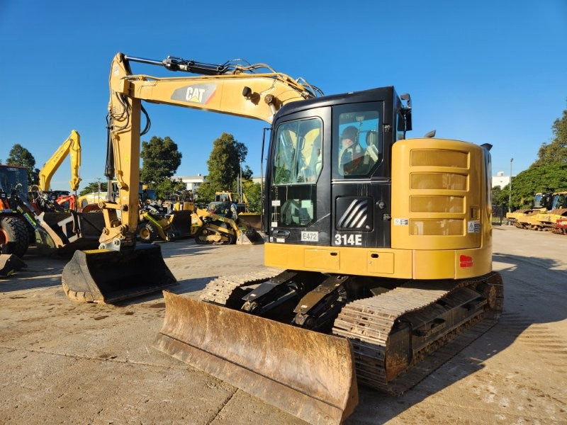 2017 CAT 314ECR 15T EXCAVATOR (E472) WITH HITCH, BUCKETS AND 3955 HOURS