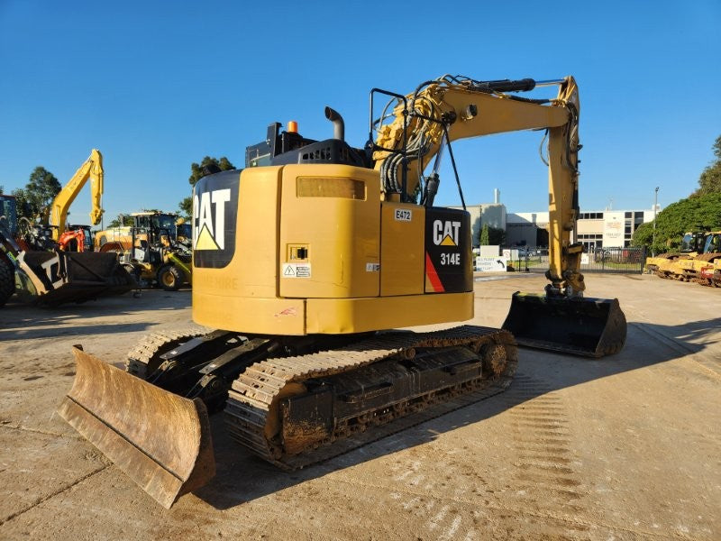 2017 CAT 314ECR 15T EXCAVATOR (E472) WITH HITCH, BUCKETS AND 3955 HOURS