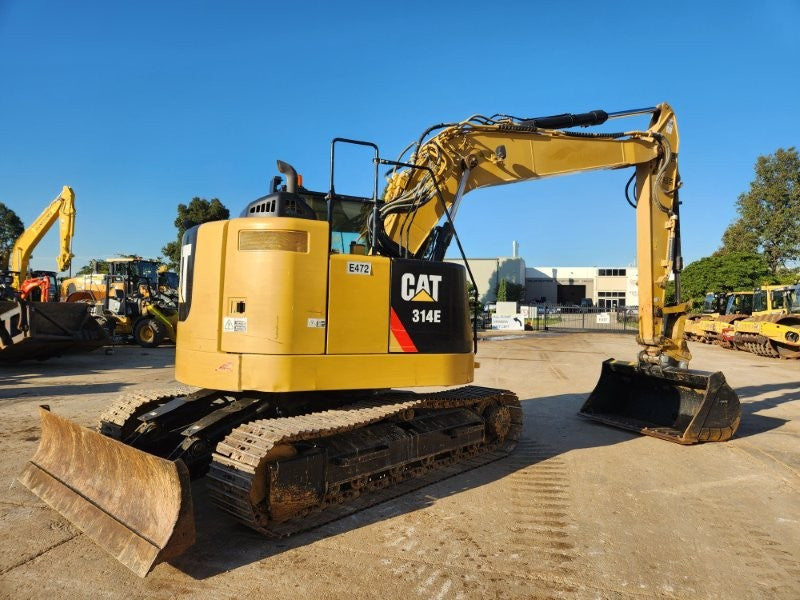 2017 CAT 314ECR 15T EXCAVATOR (E472) WITH HITCH, BUCKETS AND 3955 HOURS