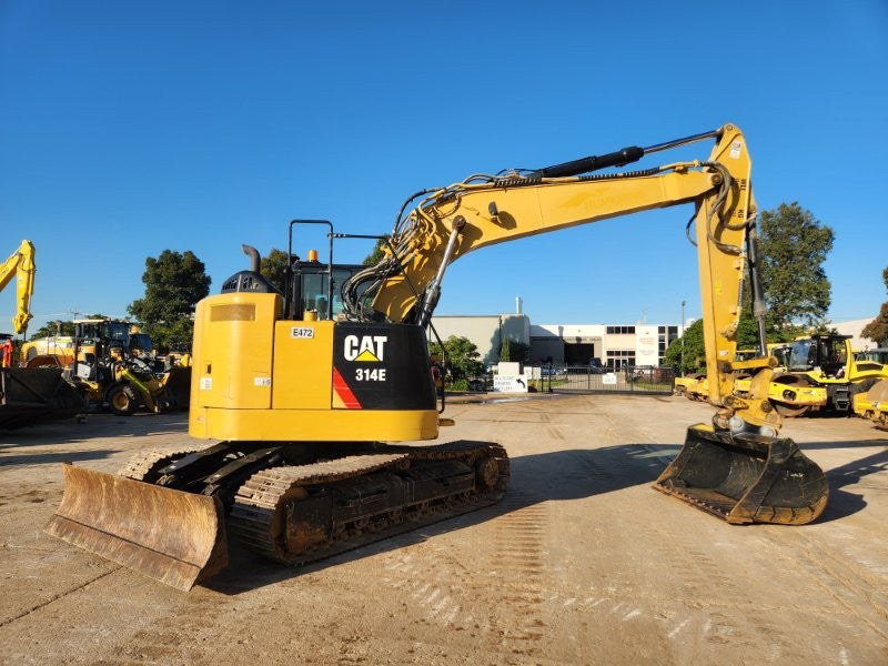 2017 CAT 314ECR 15T EXCAVATOR (E472) WITH HITCH, BUCKETS AND 3955 HOURS