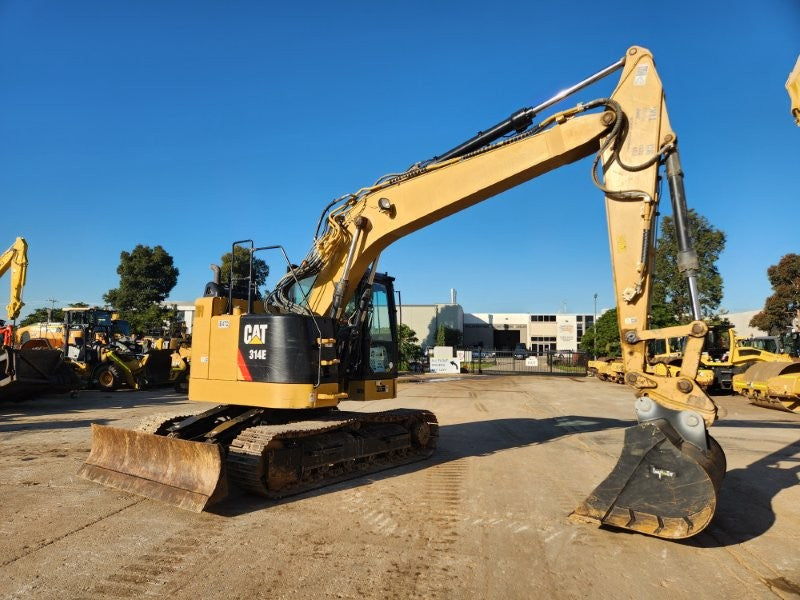 2017 CAT 314ECR 15T EXCAVATOR (E472) WITH HITCH, BUCKETS AND 3955 HOURS