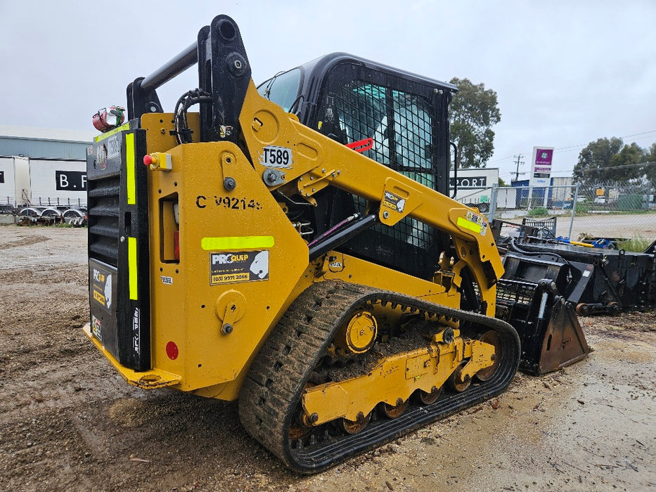 2022 CAT 259D3 TRACK LOADER (T589) WITH HI-FLOW, 4 IN 1 AND 1140 HOURS