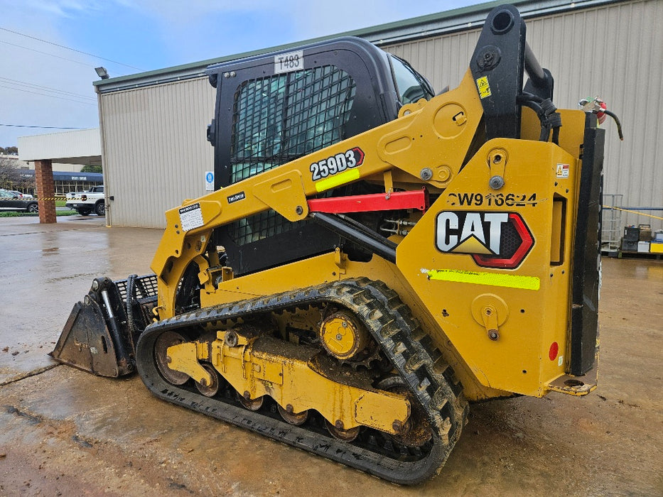 2021 CAT 259D3 TRACK LOADER (T483) WITH 4 IN 1 BUCKET, 1672 HOURS