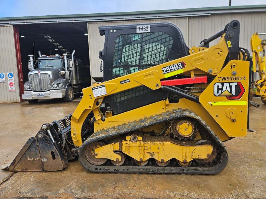 2021 CAT 259D3 TRACK LOADER (T483) WITH 4 IN 1 BUCKET, 1672 HOURS