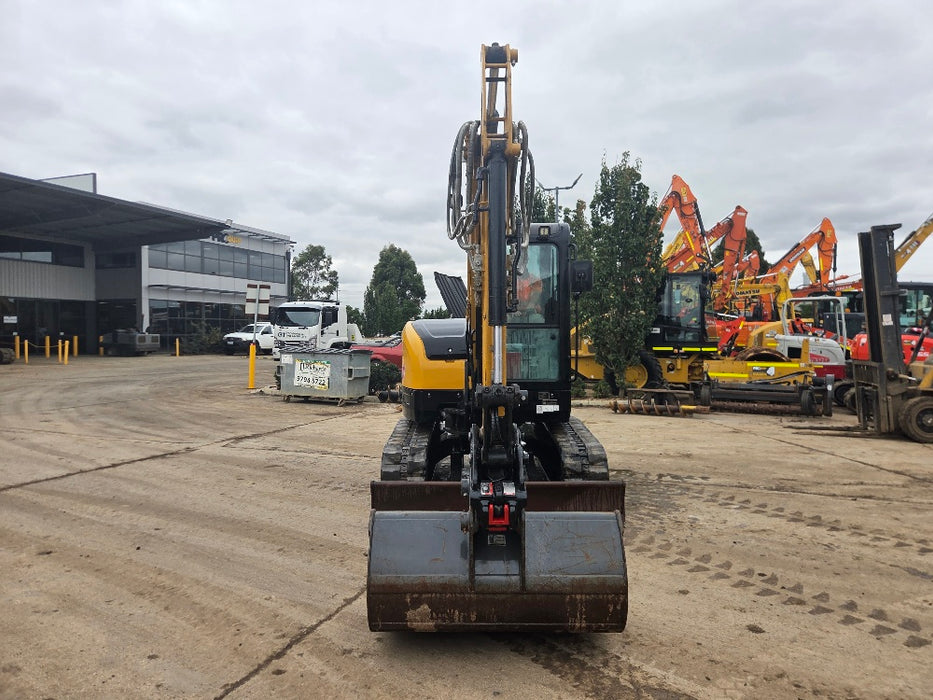 2022 SANY SY50U 5.3T EXCAVATOR WITH QC HITCH, A/C CAB, BUCKETS AND 260 HOURS
