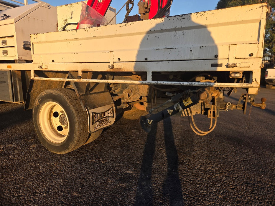 2013 ISUZU NPR 300-MEDIUM SERVICE TRUCK WITH CRANE AND COMPRESSOR